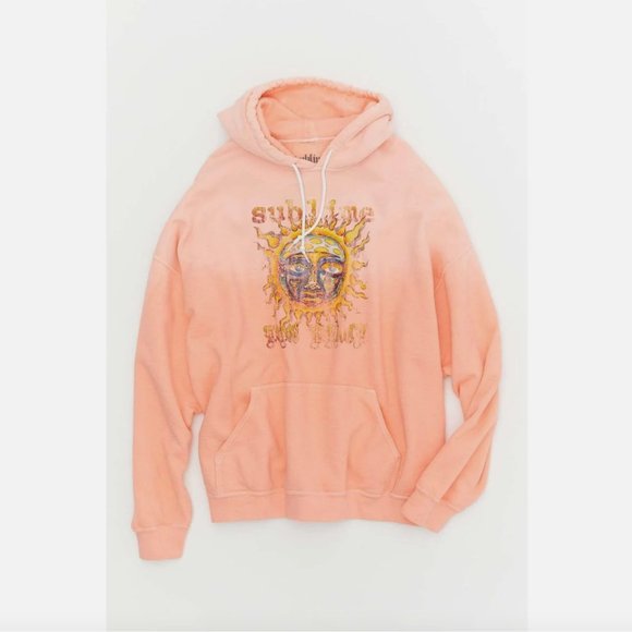 EUC Urban Outfitters Sublime [ S/M ] Sun‎ Bleached Hoodie Sweatshirt #Q425 - Picture 2 of 16